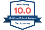 Organization Avvo Rating 10 Badge Received By Mathew R. Arnold