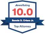 Avvo Rating - Ronnie D. Crisco Jr., Esq.